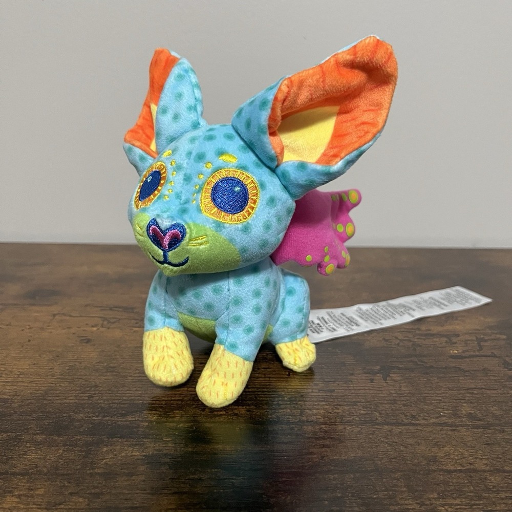 Disney Parks Pixar Coco Alebrije Blue Dog Magnetic Shoulder Pal Plush *NO DISK*